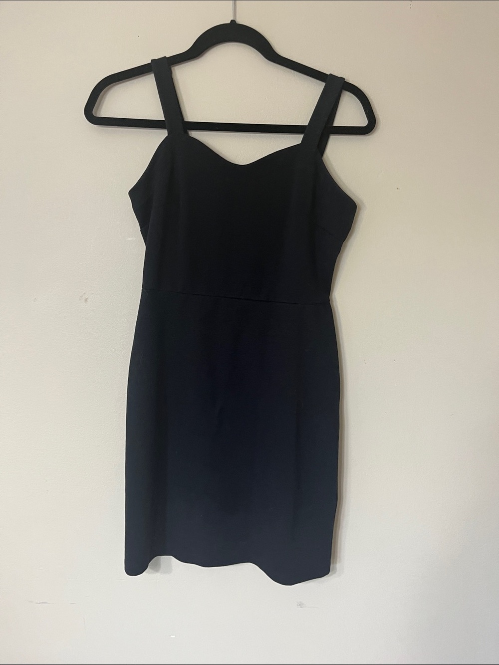 Old Navy Black Mini Sheath Dress with Sweetheart Neckline